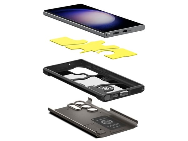 Spigen Tough Armor, Etui, Samsung, Galaxy S23 Ultra, 17,3 cm (6.8"), Grå