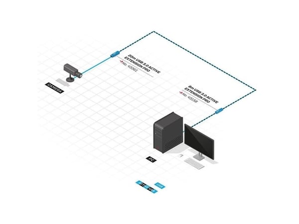 Lindy 43361, 20 m, USB A, USB A, USB 3.2 Gen 1 (3.1 Gen 1), 5 Gbit/s, Svart