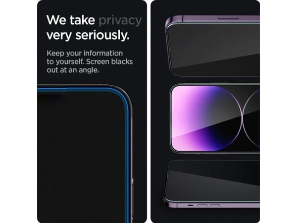 Spigen GLAS.tR Slim, Apple, iPhone 14 Pro Max, Ripebestandig, Gjennomsiktig, 1 stykker