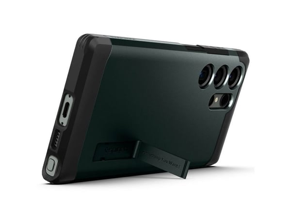 Spigen Tough Armor, Omslag, Samsung, Galaxy S23 Ultra, 17,3 cm (6.8"), Grön