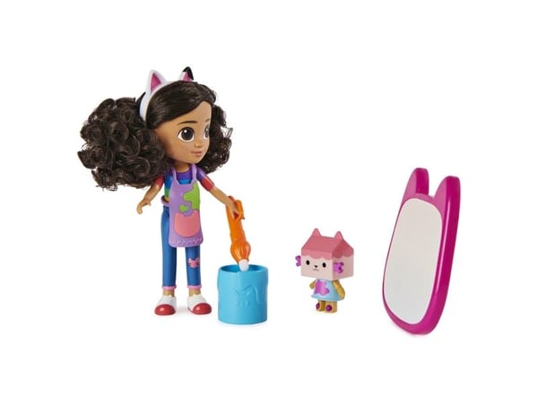 Gabby''s Dollhouse GDH DOL GabbyDlxCrftDoll GML, Minidukke, Kjønnsnøytral, 3 år, Jente, 440 g, Flerfarget