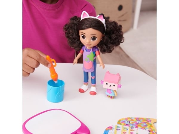 Gabby''s Dollhouse GDH DOL GabbyDlxCrftDoll GML, Minidukke, Kjønnsnøytral, 3 år, Jente, 440 g, Flerfarget