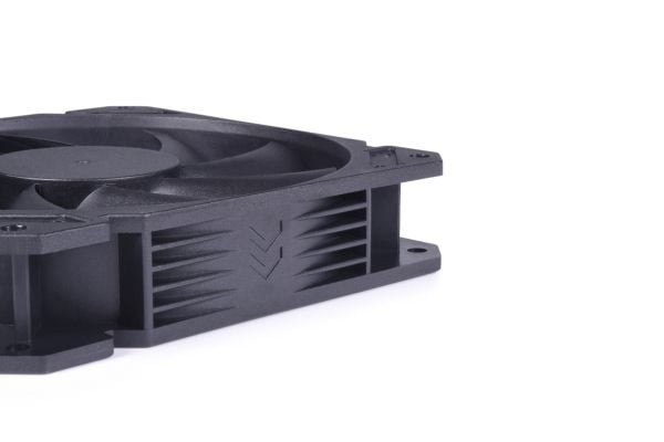 Alphacool 24852, Vifte, 12 cm, 600 RPM, 2500 RPM, Sort