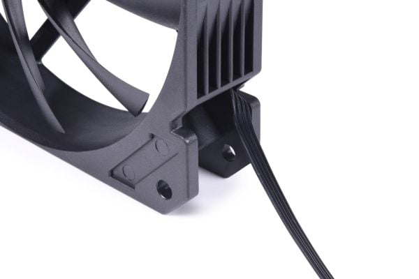 Alphacool 24852, Vifte, 12 cm, 600 RPM, 2500 RPM, Sort