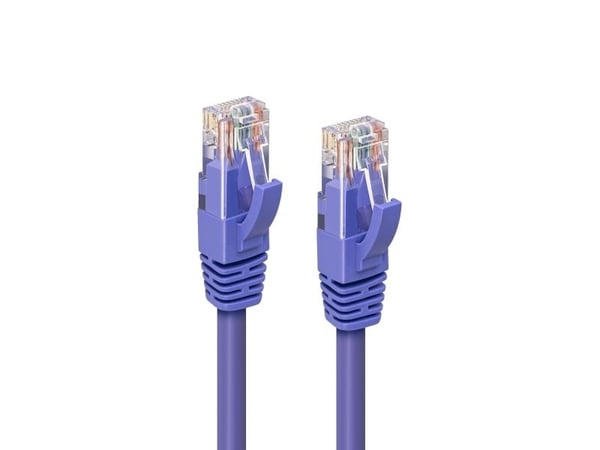 MicroConnect - Koblingskabel - RJ-45 (hann) til RJ-45 (hann) - 7.5 m - UTP - CAT 6a - halogenfri, formstøpt, uten hindringer - purpur