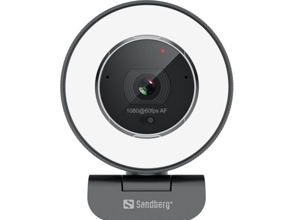 Sandberg Streamer USB Webcam Pro Elite - Direktestrømningskamera - farge - 2560 x 1440 - lyd - USB 2.0 - H.264, H.265, MJPEG, YUY2
