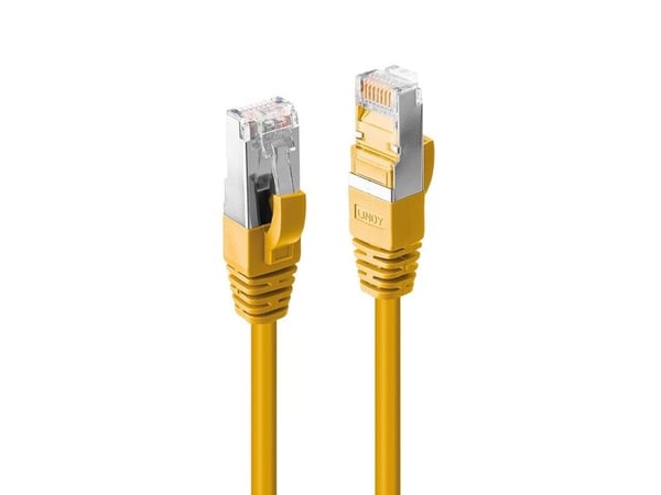 Lindy 45982, 2 m, Cat6, S/FTP (S-STP), RJ-45, RJ-45, Keltainen