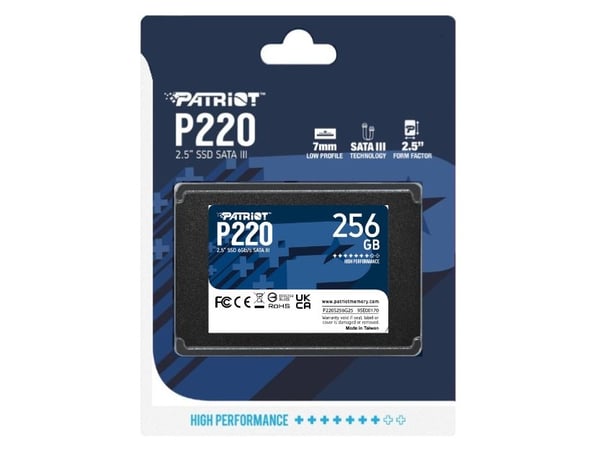 Patriot Memory P220 256GB, 256 GB, 2.5"
