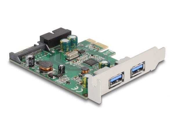 Delock - USB-adapter - PCIe 2.0 lav profil - USB, USB 2.0, USB 3.0, USB 3.2 Gen 1