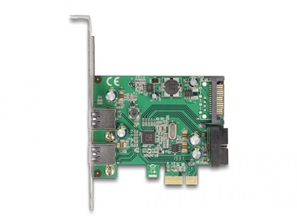 Delock - USB-adapter - PCIe 2.0 lav profil - USB, USB 2.0, USB 3.0, USB 3.2 Gen 1