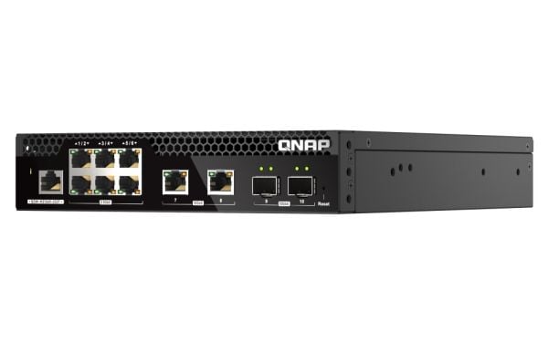 QNAP Web Managed Series - Switch - halvbredde, lag 2 - Styrt - rackmonterbar