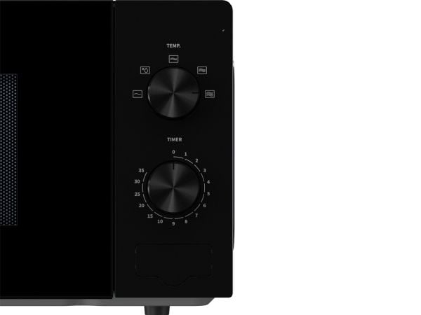 Hisense H20MOBP1, Bänkdiskmaskin, Enbart mikrovågsugn, 20 l, 700 W, Rotations-, Svart