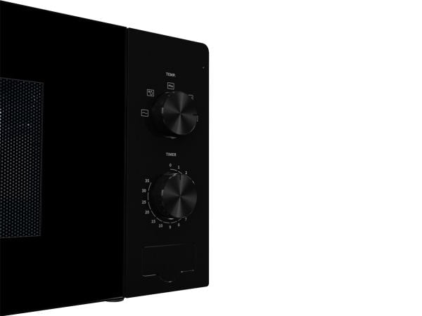 Hisense H20MOBP1, Bänkdiskmaskin, Enbart mikrovågsugn, 20 l, 700 W, Rotations-, Svart