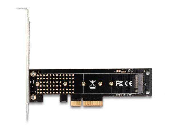 Delock - Lagringskontroll - M.2 - M.2 NVMe-kort - lav profil - PCIe 4.0 x4