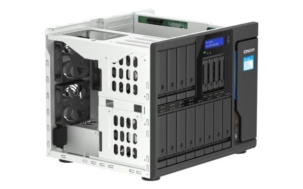QNAP TS-1655 - NAS-server - 16 brønner - SATA 6Gb/s - RAID JBOD, 0, 1, 5, 6, 10, 50, 60 - RAM 8 GB - 2.5 Gigabit Ethernet - iSCSI støtte
