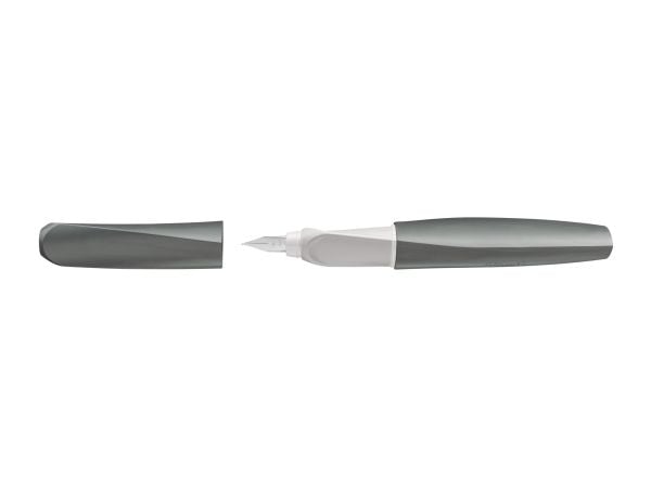 Pelikan 822220, Grå, Fyllesystem med patron, Assorterte farger, Rund spiss, Medium, Ambidekstriøs
