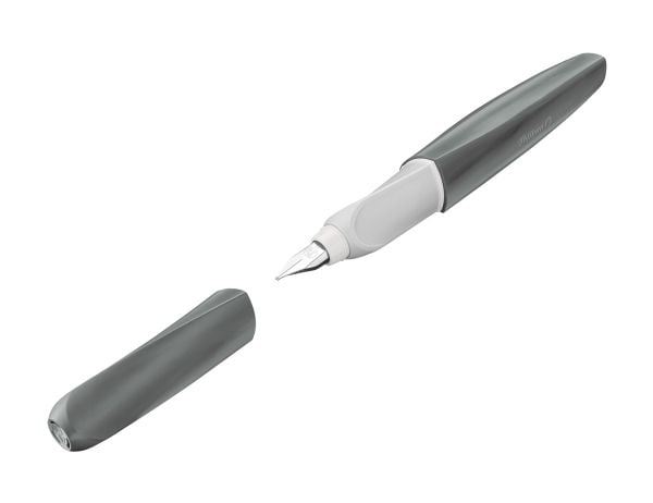 Pelikan 822220, Grå, Fyllesystem med patron, Assorterte farger, Rund spiss, Medium, Ambidekstriøs