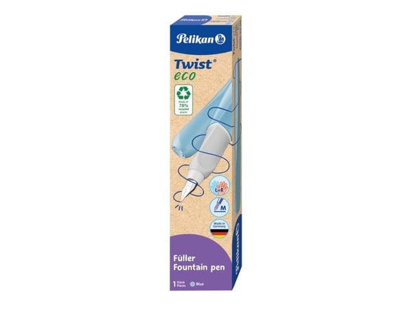 Pelikan 822206, Blå, Fyllesystem med patron, Blå, Plast, Rustfritt stål, Ambidekstriøs