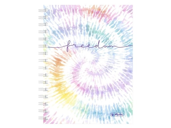 Herlitz New Batik Freedom, Mønster, Flerfarget, A5, 100 ark, Rute papir, Innbundet (hardcover)