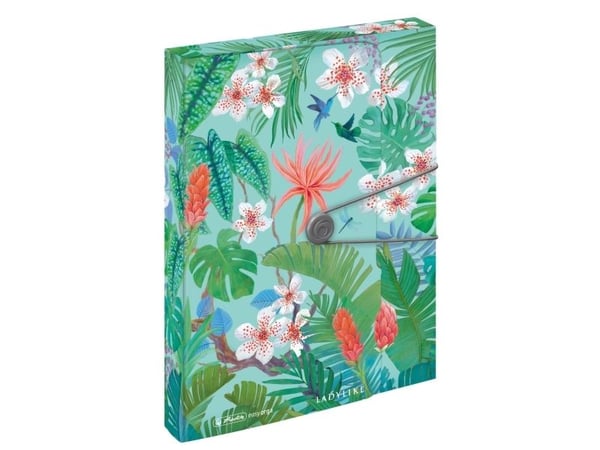 Herlitz Ladylike Jungle - Monivärinen - Kalvo - Polypropeeni (PP) - A4 - 4 cm - 1 kpl / 1 kappaletta Herlitz Ladylike Jungle - Monivärinen - Kalvo - Polypropeeni (PP) - A4 - 4 cm - 1 kpl / 1 kappaletta