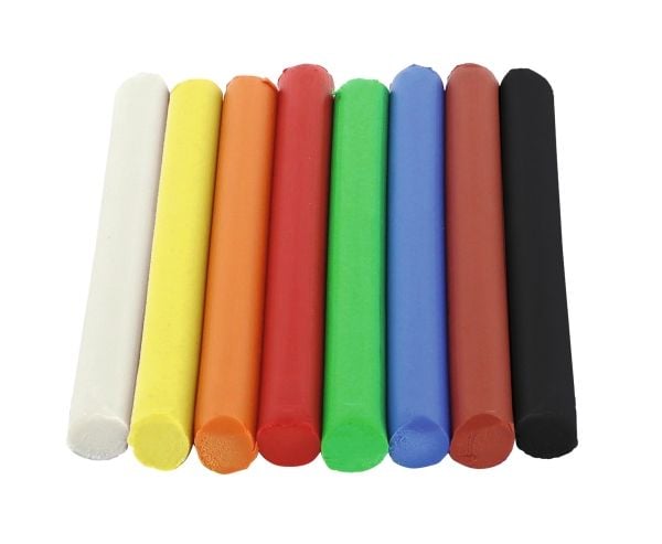 Pelikan muovailusavi "Creaplast" 198/8FS, 8 väriä FS:ssä