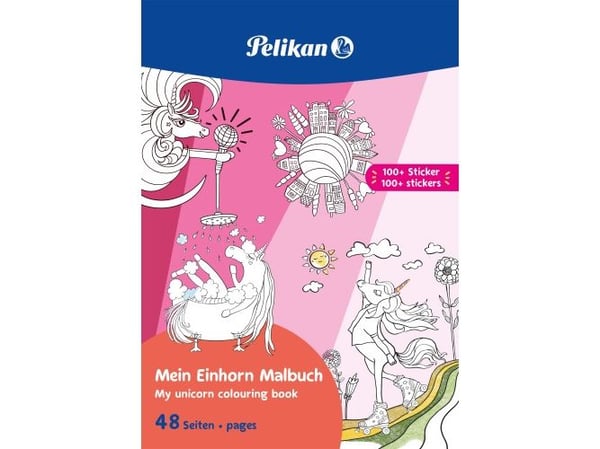 Pelikan värityskirja tarroilla MBmS, 48 sivua FSC