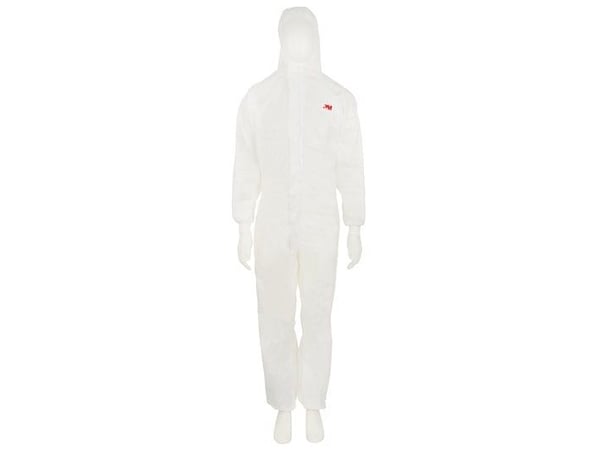 3M 4520, Grön, Vit, 3XL, Vuxen, Unisex, Dragkedja, Front