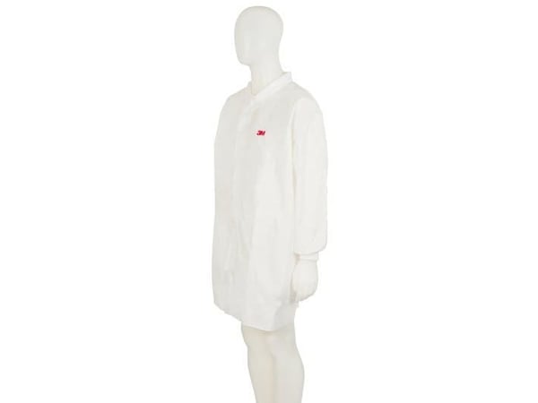 3M 4440, Hvit, XXL, Voksen, Unisex, Uten bentildekning, Glidelås