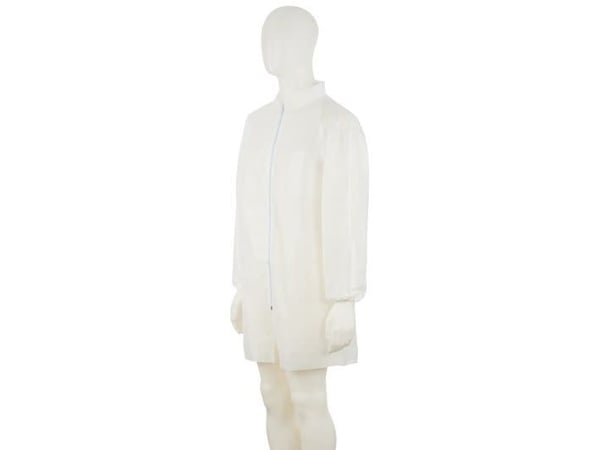 3M 4400-W, Hvit, XL, Voksen, Unisex, Uten bentildekning, Glidelås
