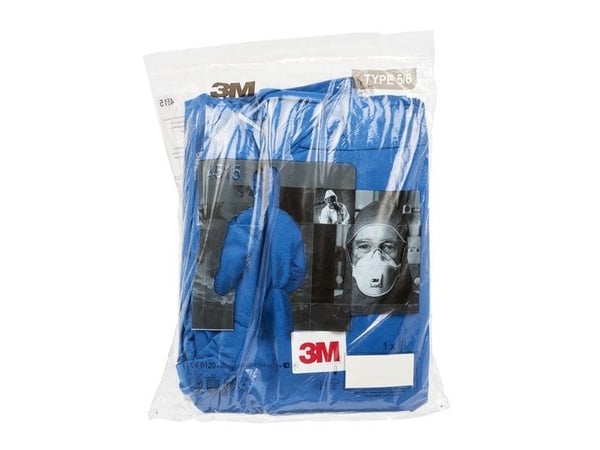 3M 4515, Blå, XL, Voksen, Unisex, Glidelås, Front