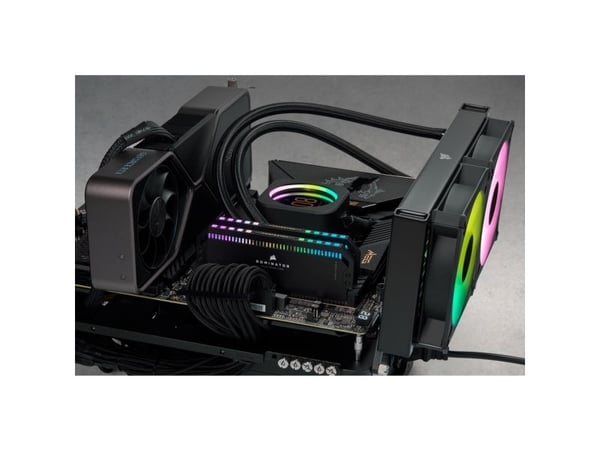 CORSAIR Dominator Platinum RGB - DDR5 - sats - 32 GB: 2 x 16 GB - DIMM 288-pin - 4800 MT/s / PC5-38400 - CL32 - 1.1 V - svart