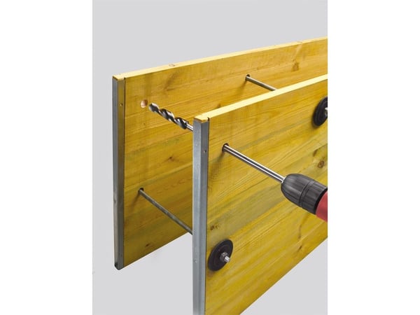 kwb 043414, Drill, Twist Betongbor, Høyrehåndsrotasjon, 1 cm, 600 mm, Løvtre, Gipsplater, Mykt tre, Tre