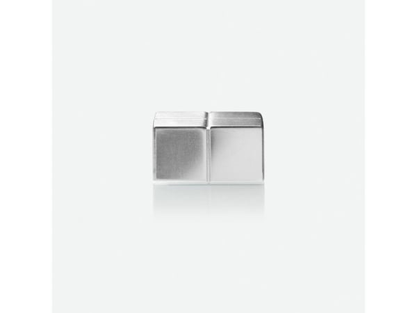 Sigel BA705, firkant, Neodym, Sølv, Gloss, 20 mm, 20 mm