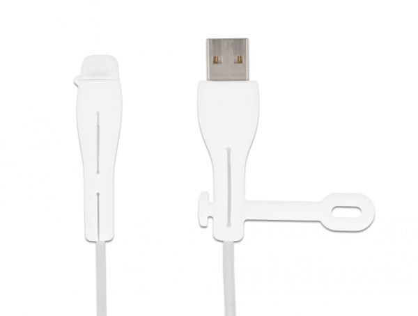 Delock pölysuoja USB Type-A pistokkeelle ja USB Type-C pistokkeelle 2 kpl valkoinen