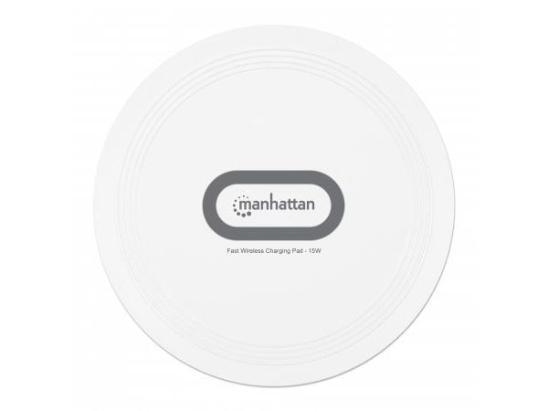 Manhattan 406024, Innendørs, USB, Trådløs lading, 0,8 m, Hvit