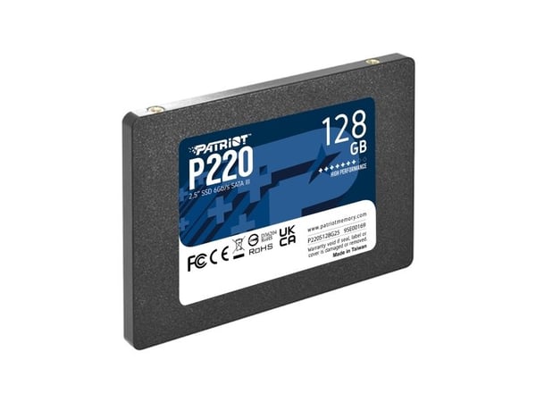 Patriot P220S128G25 P220 SSD, 128 GB 2,5", SATA3, 6 Gbps