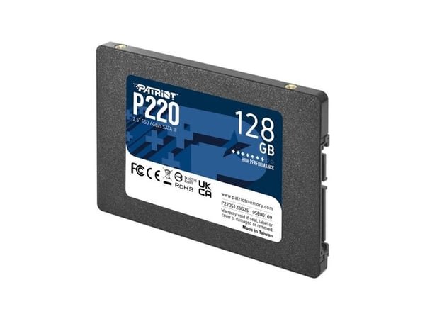 Patriot P220S128G25 P220 SSD, 128 GB 2,5", SATA3, 6 Gbps