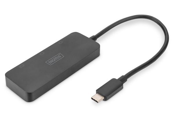 DIGITUS MST Hub - Videosplitter - USB-C - 3 x DisplayPort - stasjonær