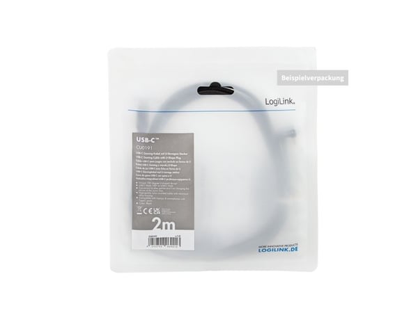 LogiLink CU0193, 2 m, USB C, USB A, USB 2.0, 480 Mbit/s, Lajittelu