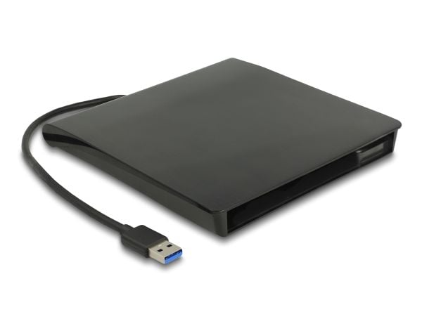 Delock ulkoinen kotelo 5,25" Slim SATA-asemille 12,7 mm SuperSpeed USB 5 Gbps Type-A-liittimeen