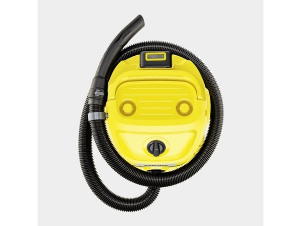 Kärcher WD 2-18 battery set - Støvsuger - kanister - pose / uten pose - gul - 1 batteri, inkludert lader
