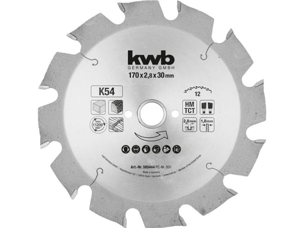 kwb 585444 Rundsavblad 1 stk