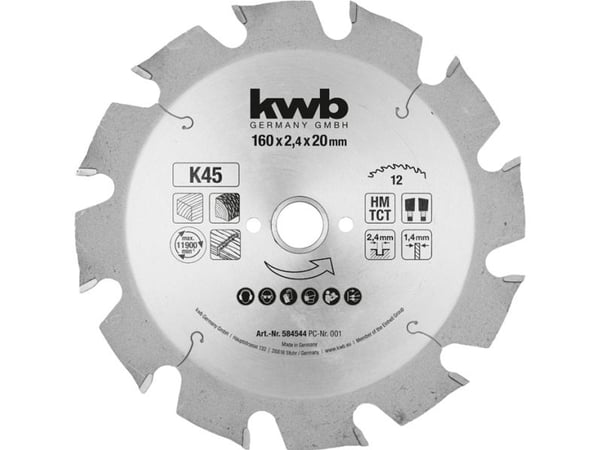 kwb 584544 Rundsavblad 1 stk