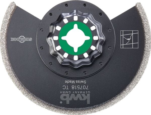 kwb 707518, Sagblad, porebetong, Murstein, Keramisk, Epoxy, Sandsten, 2 cm, 2 cm, 85 mm