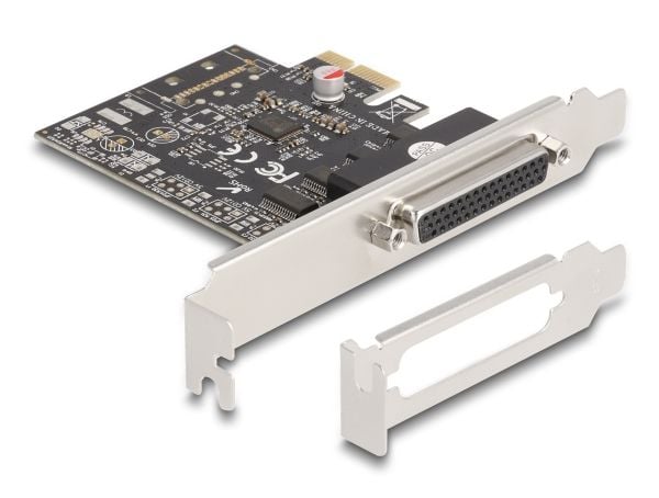 DeLOCK 66324, PCIe, RS-232, VGA, Naaras, Full-height / Low-profile, PCIe 2.0, RS-232
