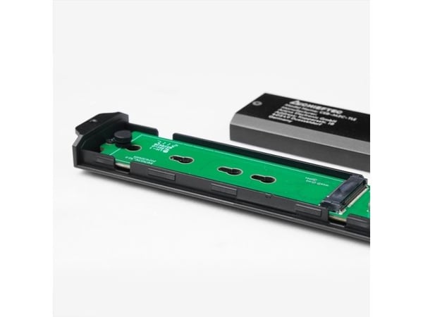 Chieftec CEB-M2C-TLE, SSD-kabinett, M.2, M.2, 10 Gbit/s, USB-tilkobling, Sort