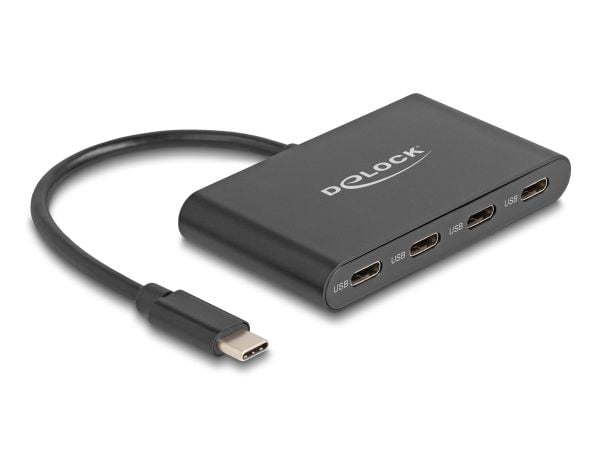 Delock - Hub - 10 Gbps - 4 x USB-C 3.2 Gen 2 - stasjonær