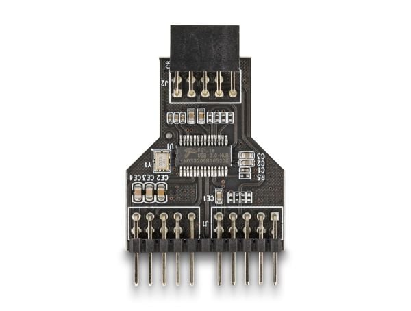 Delock - USB-adapter - 9-pins USB-header (hunn) til 9-pins USB-header (hann) - USB 2.0 - 2 A
