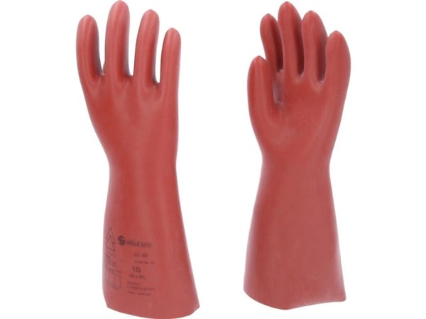 KS Tools 117.0083, Isolerende hansker, Rød, Voksen, Hankjønn, UV-resistens, Latex