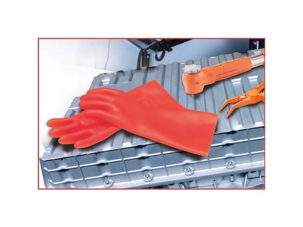 KS Tools 117.0084, Isolerende hansker, Rød, Voksen, Hankjønn, UV-resistens, Latex